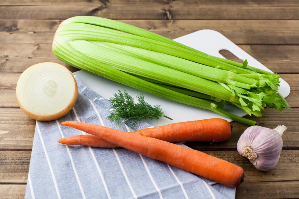 celery soup veggies