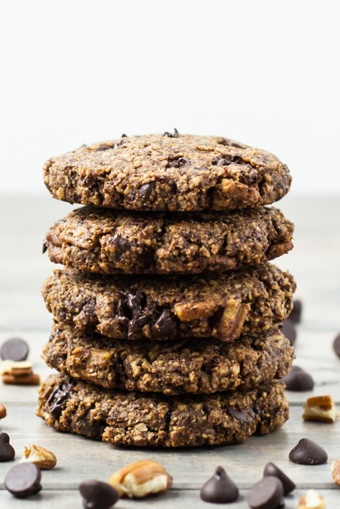 whole food plant based chocolate chip cookies