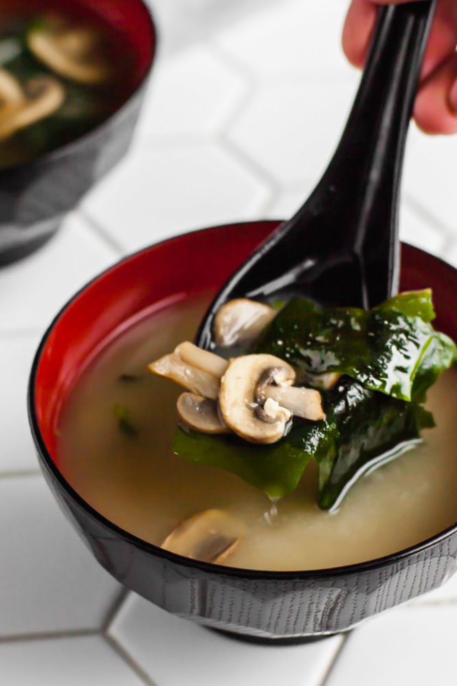 simple miso soup and letting go of perfectionism