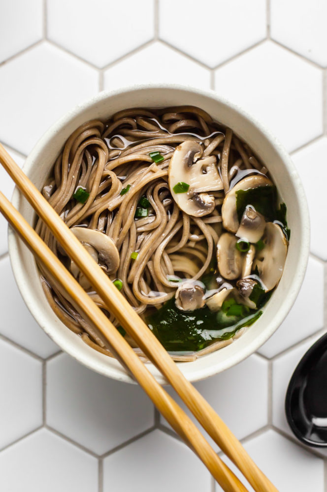 simple miso soup and letting go of perfectionism