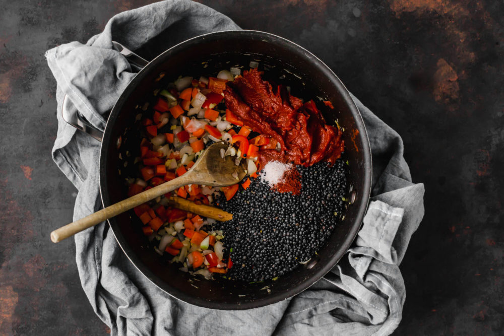 Making My Whole-Food Plant-Based Diet Gluten-Free + Plant Based Black Lentil Curry