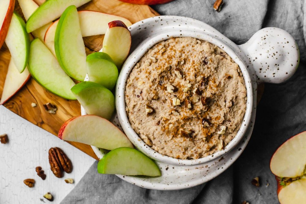 Creamy Maple & Toasted Pecan Dip (single mom plant based cooking)