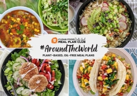 Around The World Oil Free Meal Plan Whole Food Plant Based Meal Plan