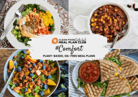 Comfort Plant Based meal plan