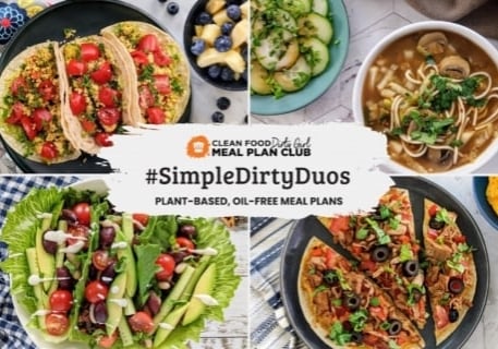 Dirty Duos Whole Food Plant Based Meal Plan