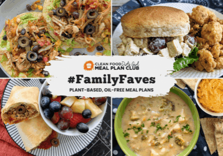 family faves plant based meal plan blog image