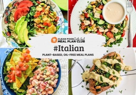 vegan wfpb italian meal plan from clean food dirty girl