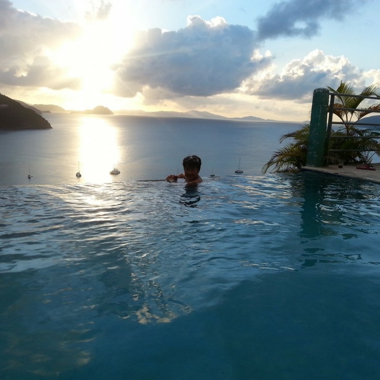 Infinity Pool, Cane Garden Bay, Tortola