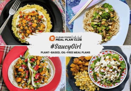 Saucy Girl plant based meal plan blog image