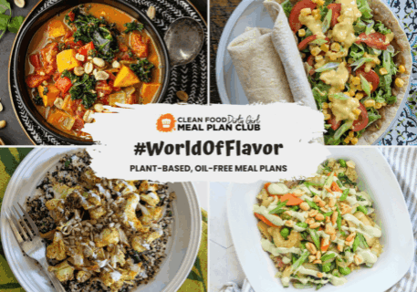 World of Flavor plant based meal plan